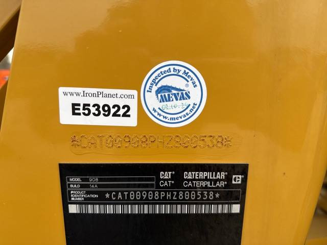 CAT 908 - Ελαστιχοφόρος φορτωτής: φωτογραφία 5 CAT 908 - Ελαστιχοφόρος φορτωτής: φωτογραφία 5
