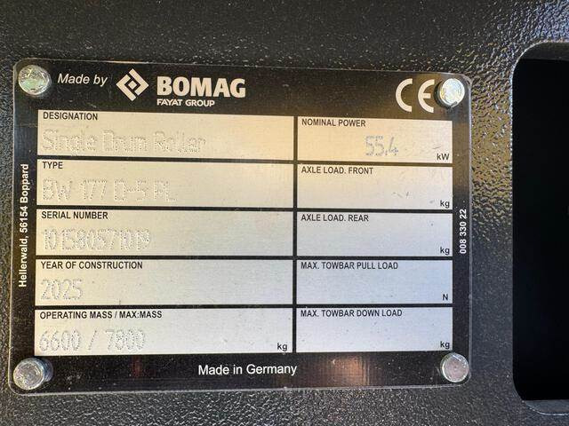 Bomag BW177D-5 PL - Οδοστρωτήρες: φωτογραφία 5 Bomag BW177D-5 PL - Οδοστρωτήρες: φωτογραφία 5