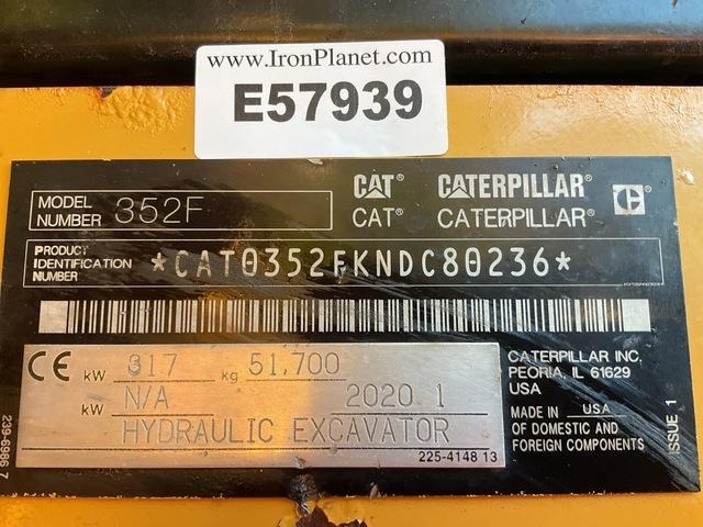 CAT 352F - Ερπυστριοφόρος εκσκαφέας: φωτογραφία 5 CAT 352F - Ερπυστριοφόρος εκσκαφέας: φωτογραφία 5