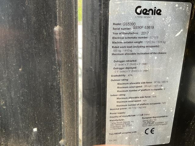 Genie GS5390 - Ψαλιδωτό ανυψωτικό: φωτογραφία 5 Genie GS5390 - Ψαλιδωτό ανυψωτικό: φωτογραφία 5