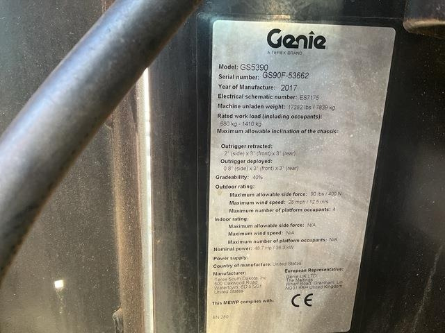 Genie GS5390 - Ψαλιδωτό ανυψωτικό: φωτογραφία 5 Genie GS5390 - Ψαλιδωτό ανυψωτικό: φωτογραφία 5