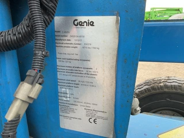 Genie Z45/25J - Καλαθοφόρο ανυψωτικό: φωτογραφία 5 Genie Z45/25J - Καλαθοφόρο ανυψωτικό: φωτογραφία 5