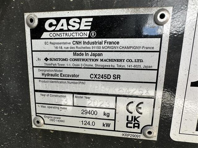 CASE CX245DSR - Ερπυστριοφόρος εκσκαφέας: φωτογραφία 5 CASE CX245DSR - Ερπυστριοφόρος εκσκαφέας: φωτογραφία 5