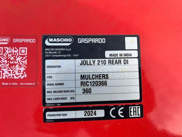 Maschio Gaspardo Jolly 210 - Χλοοκοπτικό: φωτογραφία 5 Maschio Gaspardo Jolly 210 - Χλοοκοπτικό: φωτογραφία 5