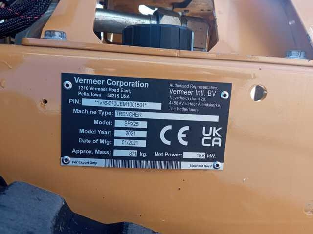 Vermeer SPX25 - Εξοπλισμού κατασκευών: φωτογραφία 3 Vermeer SPX25 - Εξοπλισμού κατασκευών: φωτογραφία 3