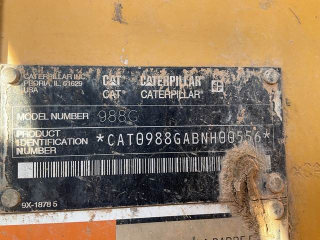 CAT 988G - Ελαστιχοφόρος φορτωτής: φωτογραφία 5 CAT 988G - Ελαστιχοφόρος φορτωτής: φωτογραφία 5