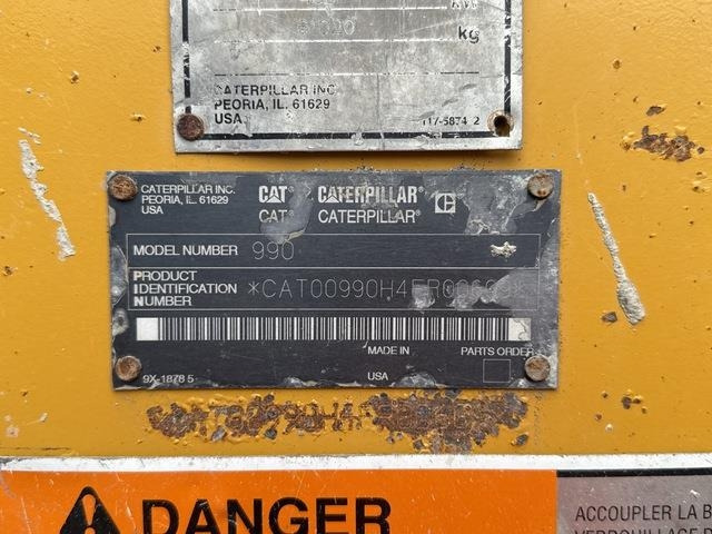 CAT 990 - Ελαστιχοφόρος φορτωτής: φωτογραφία 5 CAT 990 - Ελαστιχοφόρος φορτωτής: φωτογραφία 5