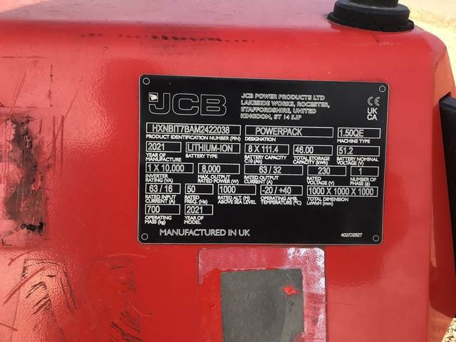 JCB 1.50QE - Βιομηχανική γεννήτρια: φωτογραφία 5 JCB 1.50QE - Βιομηχανική γεννήτρια: φωτογραφία 5