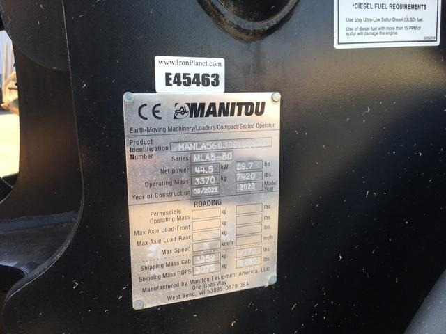 Manitou MLA5-60 H-Z - Ελαστιχοφόρος φορτωτής: φωτογραφία 5 Manitou MLA5-60 H-Z - Ελαστιχοφόρος φορτωτής: φωτογραφία 5
