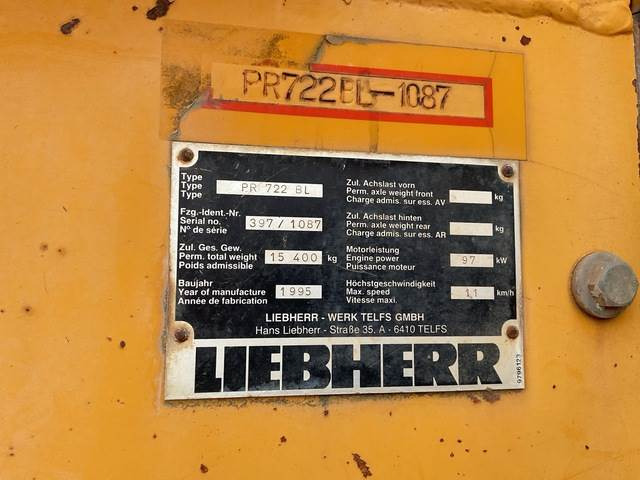Liebherr PR722BL - Μπουλντόζα: φωτογραφία 5 Liebherr PR722BL - Μπουλντόζα: φωτογραφία 5