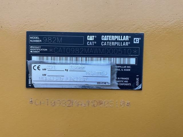 CAT 982M - Ελαστιχοφόρος φορτωτής: φωτογραφία 5 CAT 982M - Ελαστιχοφόρος φορτωτής: φωτογραφία 5