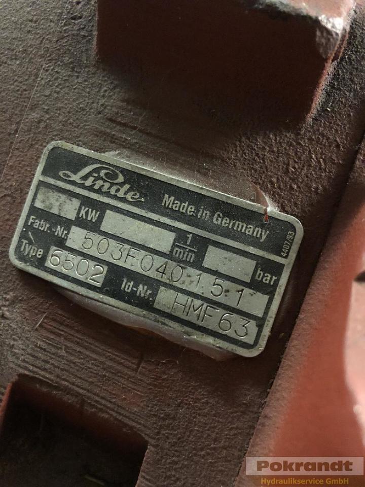 Linde HMF63 - Υδραυλικός κινητήρας: φωτογραφία 3 Linde HMF63 - Υδραυλικός κινητήρας: φωτογραφία 3