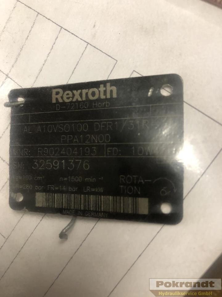 Rexroth A10VSO100DFR1 31R PPA12N00 - Υδραυλική αντλία: φωτογραφία 2 Rexroth A10VSO100DFR1 31R PPA12N00 - Υδραυλική αντλία: φωτογραφία 2