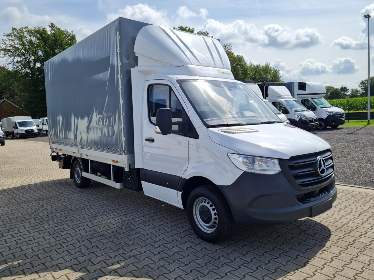 Mercedes-Benz Sprinter 315 RWD Pritsche Schiebe Plane LBW KLIMA TEMPOMAT - Επαγγελματικό αυτοκίνητο με μουσαμά: φωτογραφία 4 Mercedes-Benz Sprinter 315 RWD Pritsche Schiebe Plane LBW KLIMA TEMPOMAT - Επαγγελματικό αυτοκίνητο με μουσαμά: φωτογραφία 4