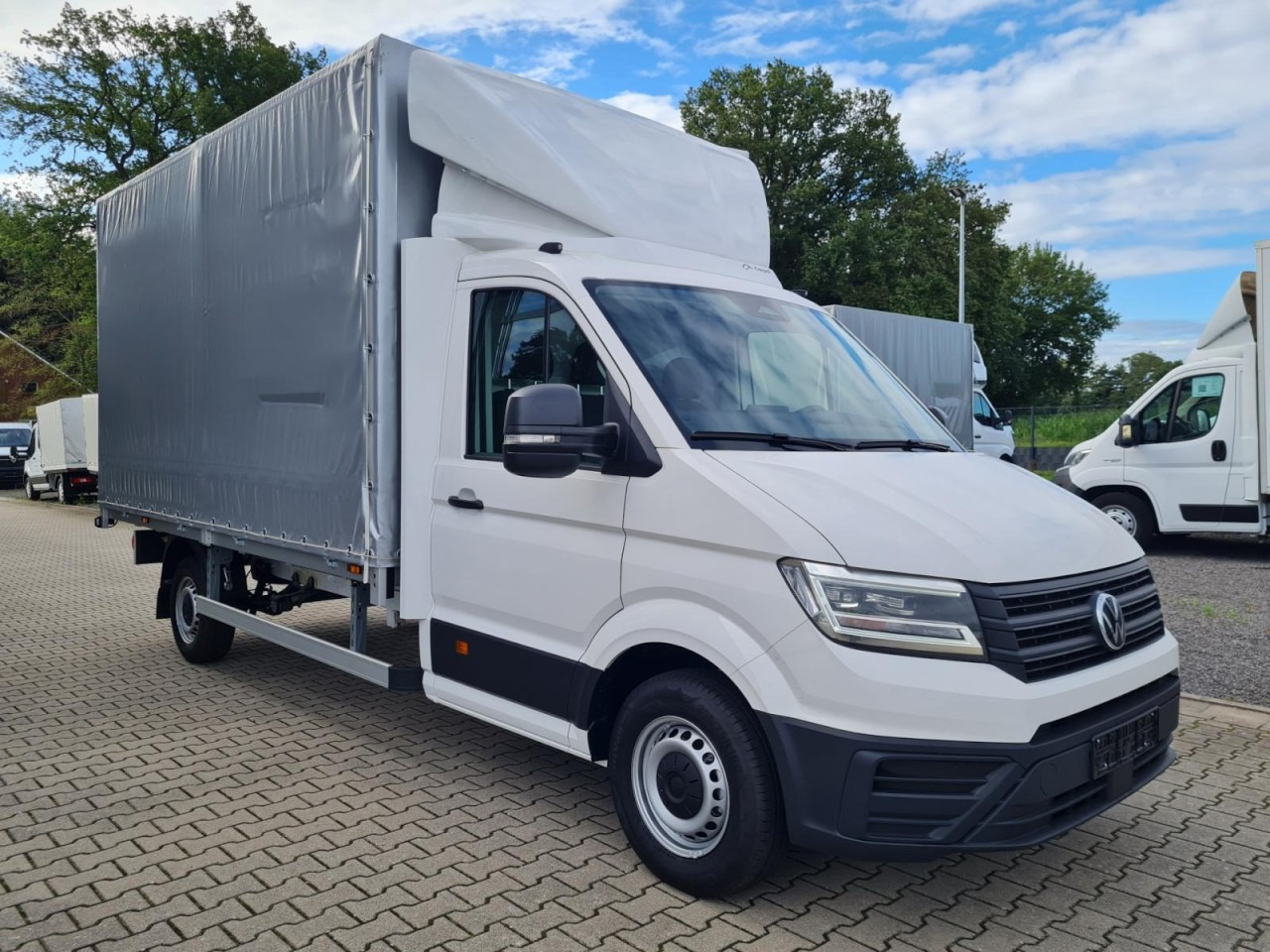 Volkswagen Crafter 35 TDI Pritsche Schiebe Plane ERGO LED TEMPOMAT - Επαγγελματικό αυτοκίνητο με μουσαμά: φωτογραφία 3 Volkswagen Crafter 35 TDI Pritsche Schiebe Plane ERGO LED TEMPOMAT - Επαγγελματικό αυτοκίνητο με μουσαμά: φωτογραφία 3