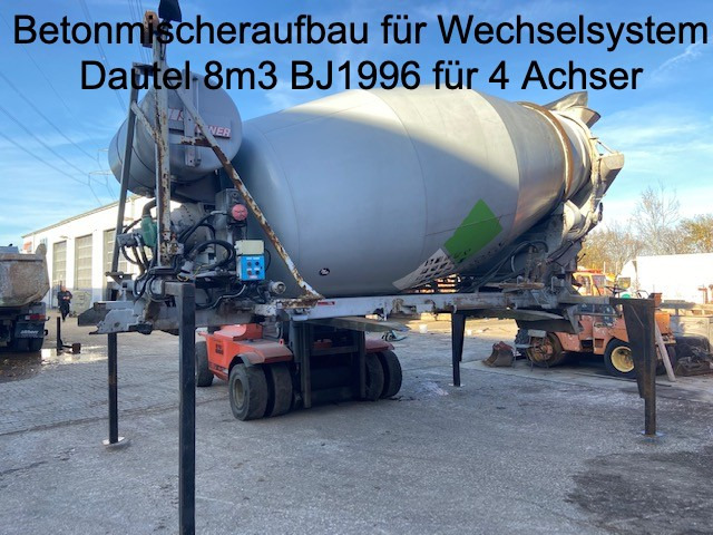 Betonmischeraufbau 8m3 - Μπετονιέρα βαρέλα: φωτογραφία 1 Betonmischeraufbau 8m3 - Μπετονιέρα βαρέλα: φωτογραφία 1