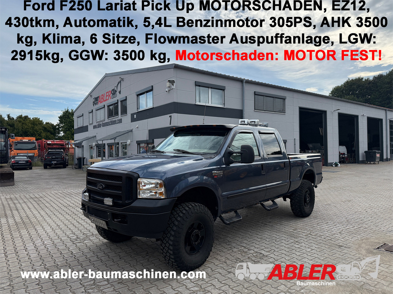 Ford F250 Lariat Pickup Motorschaden - Ημιφορτηγό: φωτογραφία 1 Ford F250 Lariat Pickup Motorschaden - Ημιφορτηγό: φωτογραφία 1