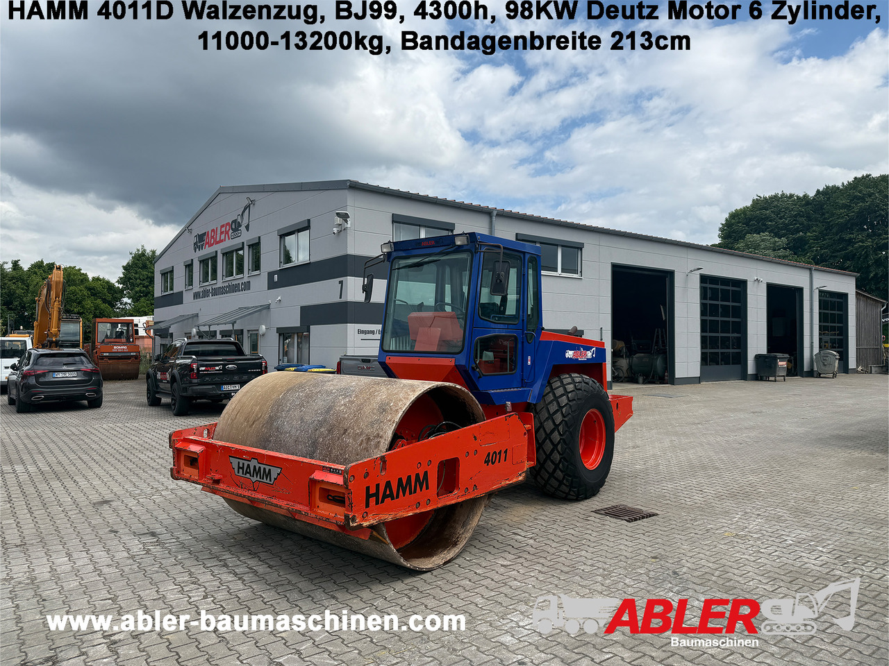 Hamm 4011 D Walzenzug - Οδοστρωτήρες: φωτογραφία 1 Hamm 4011 D Walzenzug - Οδοστρωτήρες: φωτογραφία 1