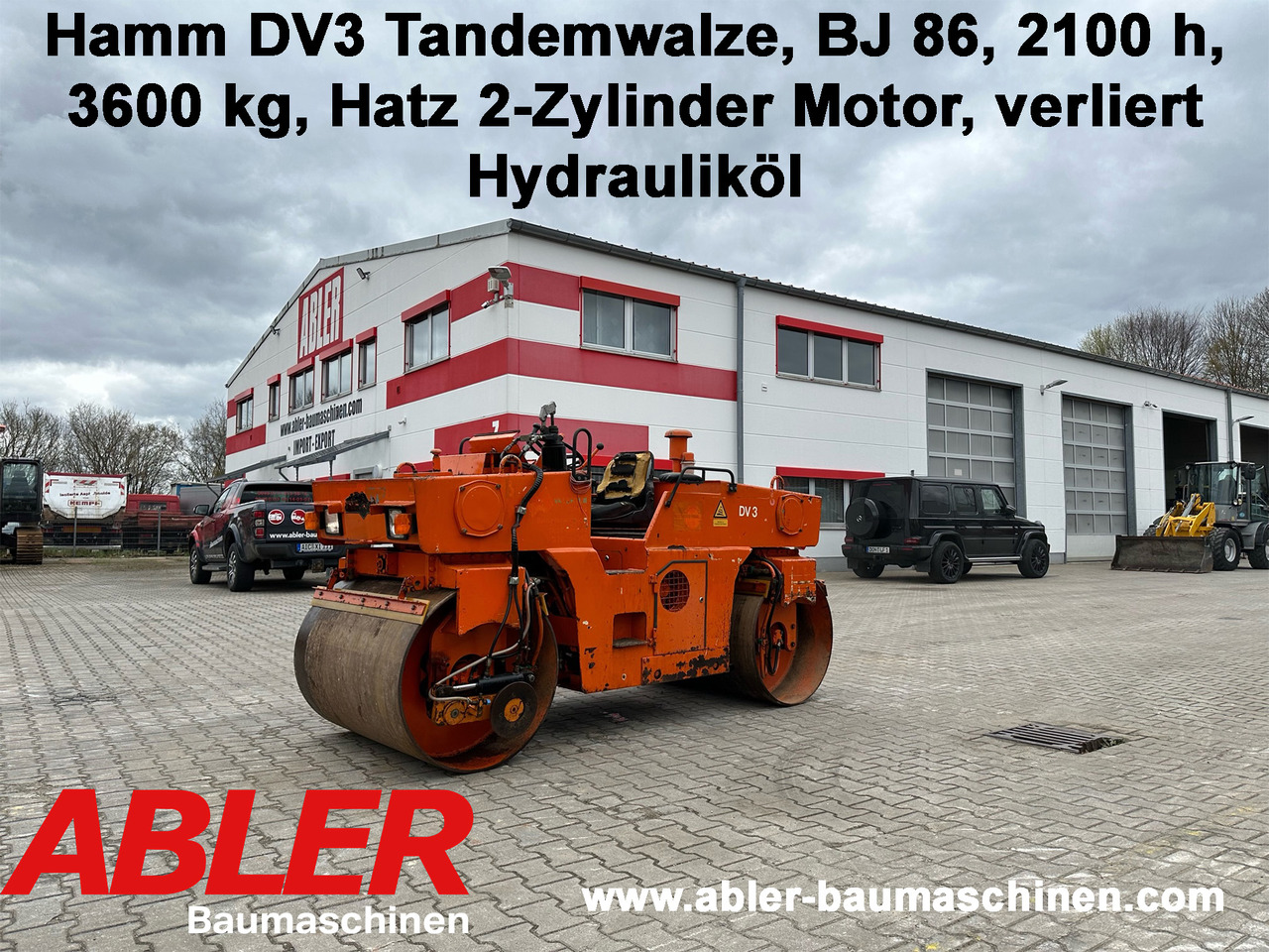 Hamm DV3 Tandemwalze - Ασφαλτικός οδοστρωτήρας: φωτογραφία 1 Hamm DV3 Tandemwalze - Ασφαλτικός οδοστρωτήρας: φωτογραφία 1