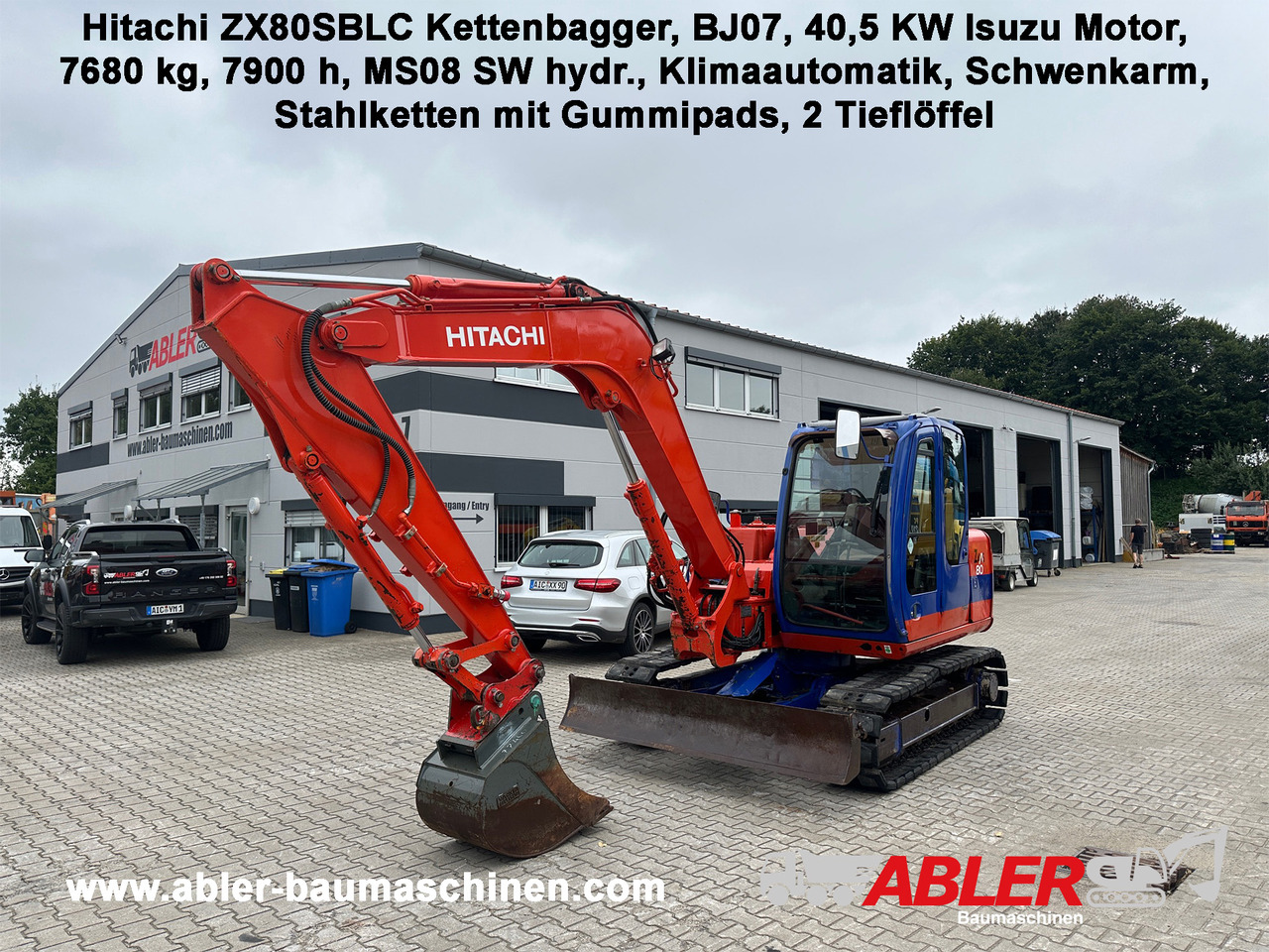 Hitachi ZX80 SBLC Kettenbagger MS08 SW Klima - Εκσκαφέας: φωτογραφία 1 Hitachi ZX80 SBLC Kettenbagger MS08 SW Klima - Εκσκαφέας: φωτογραφία 1