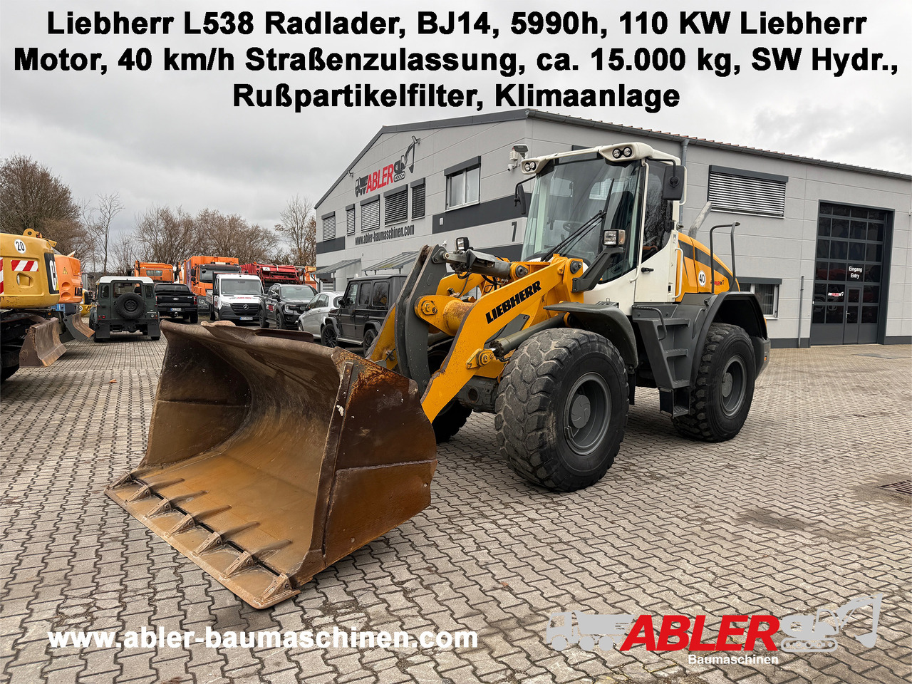 Liebherr L538 Radlader SW Klima - Ελαστιχοφόρος φορτωτής: φωτογραφία 1 Liebherr L538 Radlader SW Klima - Ελαστιχοφόρος φορτωτής: φωτογραφία 1