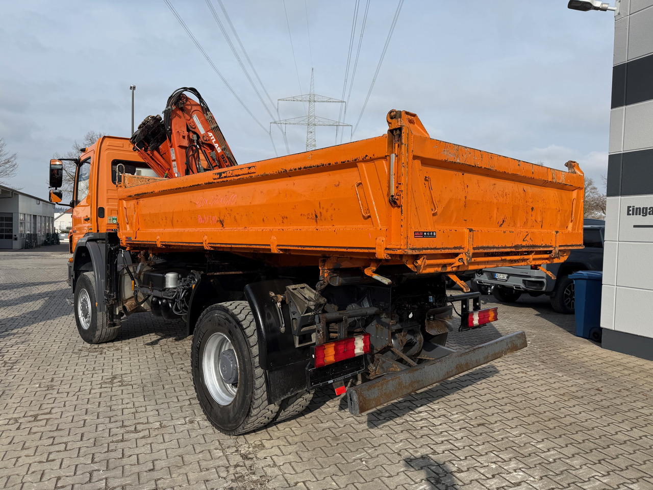 Mercedes-Benz 1833 Axor Kipper Kran Allrad - Φορτηγό ανατρεπόμενο, Φορτηγό με γερανό: φωτογραφία 5 Mercedes-Benz 1833 Axor Kipper Kran Allrad - Φορτηγό ανατρεπόμενο, Φορτηγό με γερανό: φωτογραφία 5