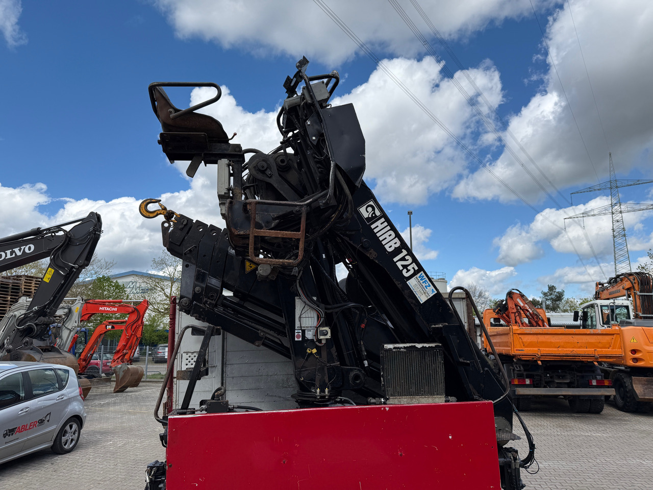 Φορτηγό με ανοιχτή καρότσα, Φορτηγό με γερανό Mercedes-Benz 1840 Actros 2-Seiten-Kipper mit Kran Hiab 125-3 mit Funk: φωτογραφία 10