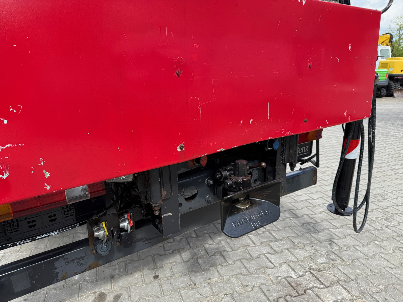 Φορτηγό με ανοιχτή καρότσα, Φορτηγό με γερανό Mercedes-Benz 1840 Actros 2-Seiten-Kipper mit Kran Hiab 125-3 mit Funk: φωτογραφία 9