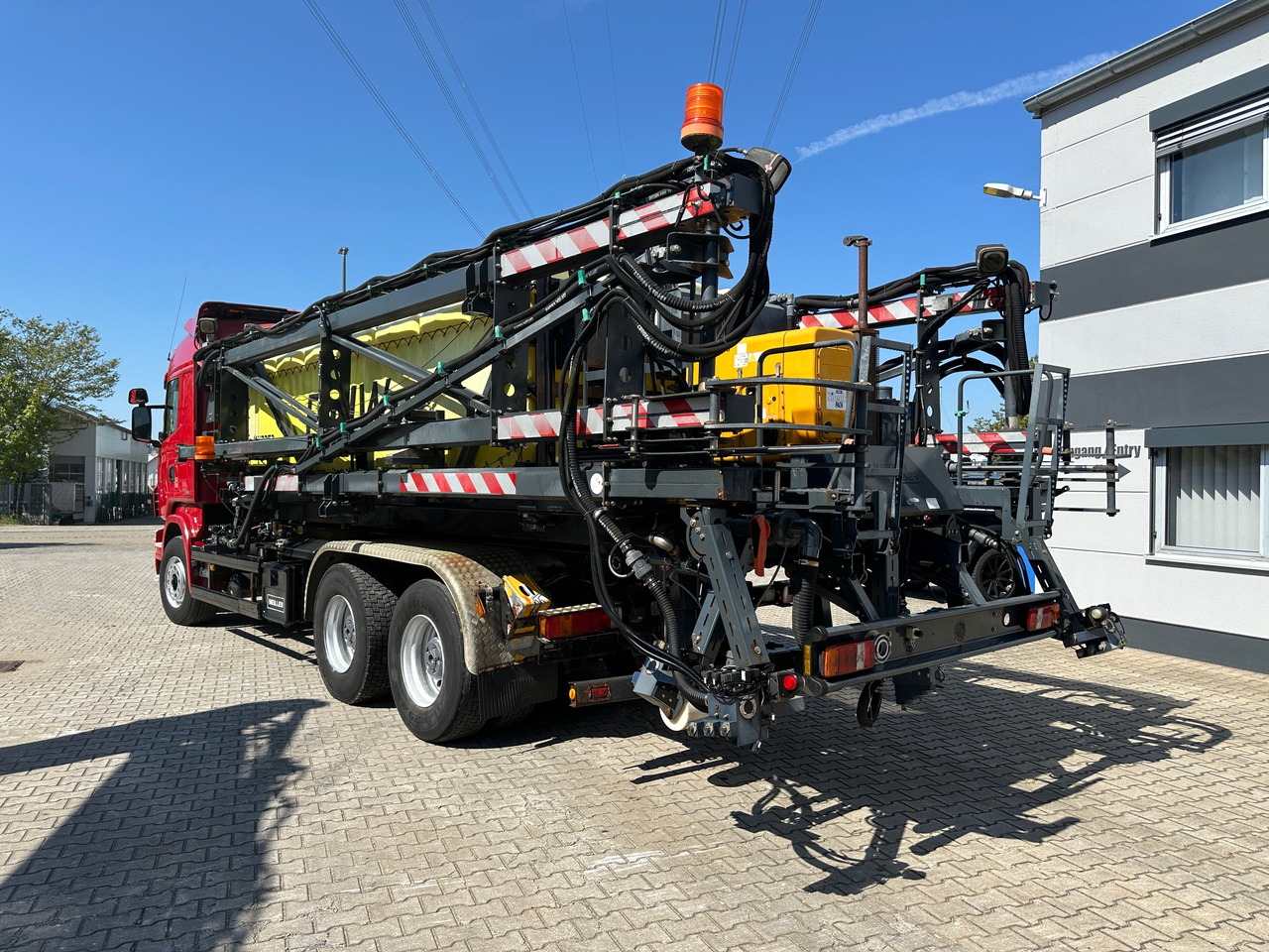 Scania R580 Abrollkipper V8 Mit Küpper Weisser Enteisungsgerät 45m - Φορτηγό φόρτωσης γάντζου: φωτογραφία 5 Scania R580 Abrollkipper V8 Mit Küpper Weisser Enteisungsgerät 45m - Φορτηγό φόρτωσης γάντζου: φωτογραφία 5