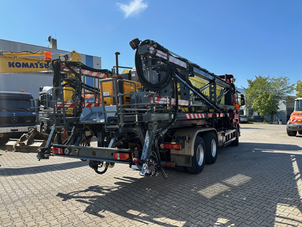 Scania R580 Abrollkipper V8 Mit Küpper Weisser Enteisungsgerät 45m - Φορτηγό φόρτωσης γάντζου: φωτογραφία 4 Scania R580 Abrollkipper V8 Mit Küpper Weisser Enteisungsgerät 45m - Φορτηγό φόρτωσης γάντζου: φωτογραφία 4