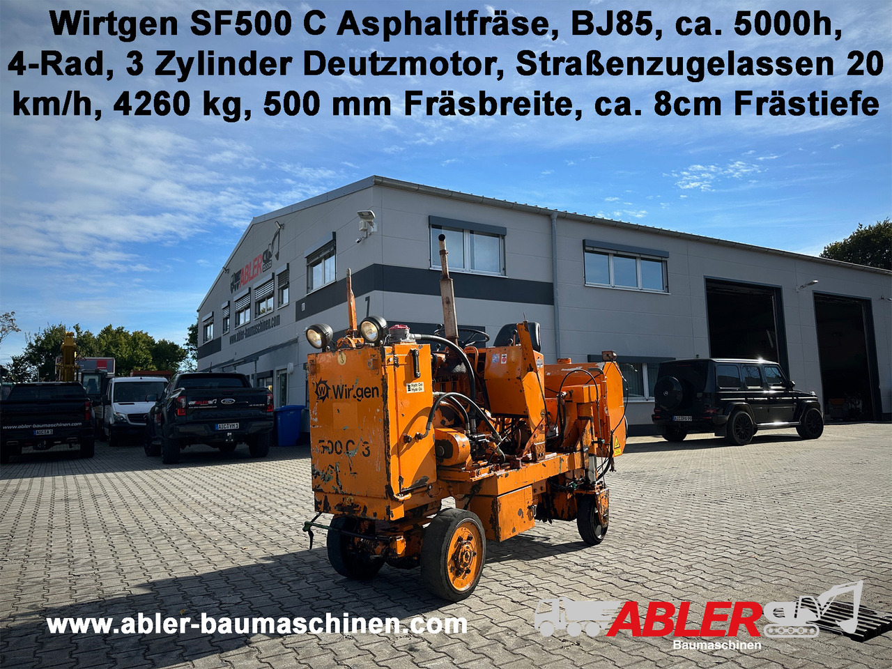 Wirtgen SF500C Asphaltfräse - Φρέζα ασφάλτου: φωτογραφία 1 Wirtgen SF500C Asphaltfräse - Φρέζα ασφάλτου: φωτογραφία 1