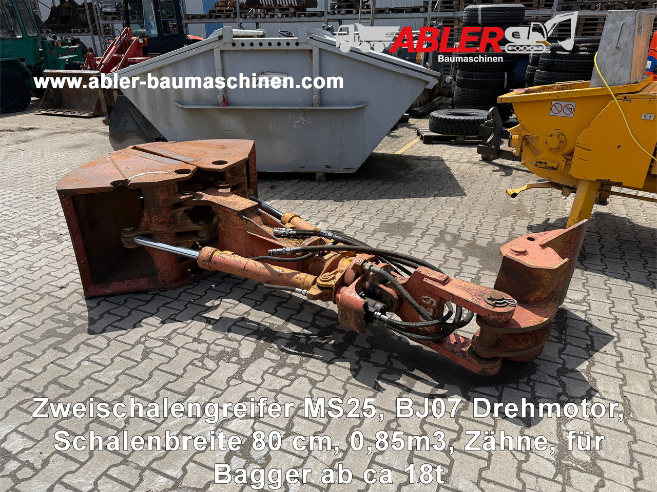 Zweischalengreifer MS25 0,85 m3 - Κάδος τύπου αχιβάδας: φωτογραφία 1 Zweischalengreifer MS25 0,85 m3 - Κάδος τύπου αχιβάδας: φωτογραφία 1