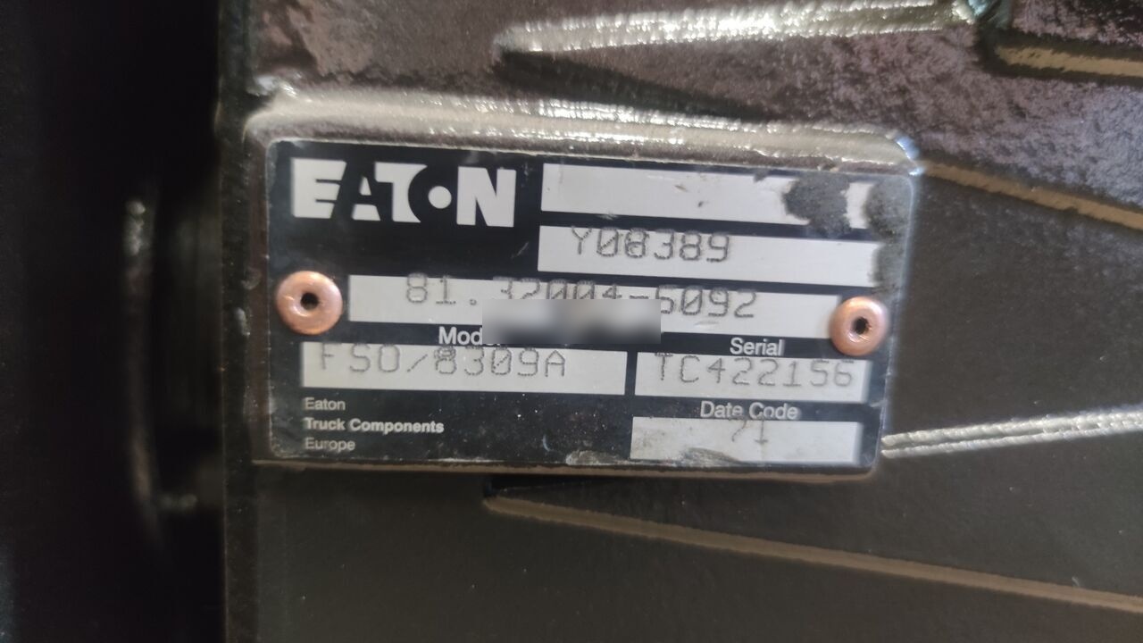 Eaton EATON FSO 8309A MAN TGM TGL truck - Κιβώτιο ταχυτήτων για Φορτηγό: φωτογραφία 4 Eaton EATON FSO 8309A MAN TGM TGL truck - Κιβώτιο ταχυτήτων για Φορτηγό: φωτογραφία 4
