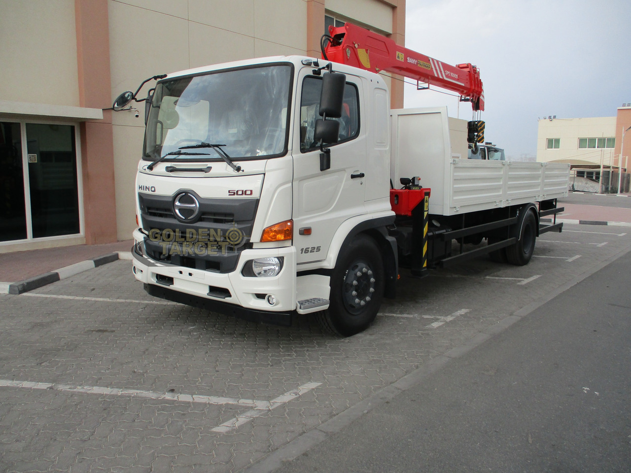 HINO 500 1625 4x2 with SANY PALFINGER SPS16000 Crane - Φορτηγό με γερανό: φωτογραφία 2 HINO 500 1625 4x2 with SANY PALFINGER SPS16000 Crane - Φορτηγό με γερανό: φωτογραφία 2