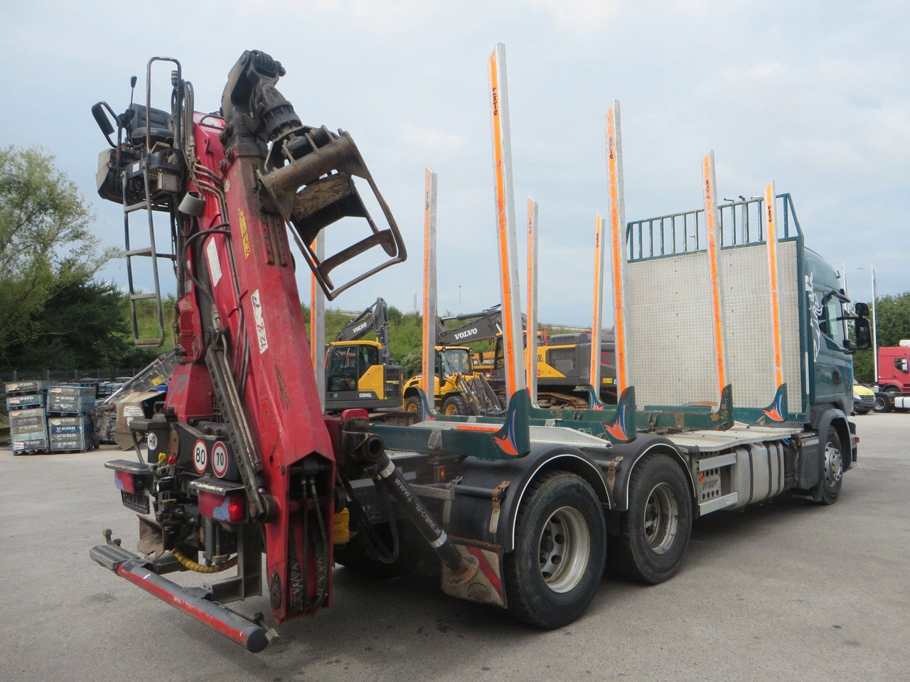 Scania G450 6x4Timber - Φορτηγό ξυλείας, Φορτηγό με γερανό: φωτογραφία 3 Scania G450 6x4Timber - Φορτηγό ξυλείας, Φορτηγό με γερανό: φωτογραφία 3