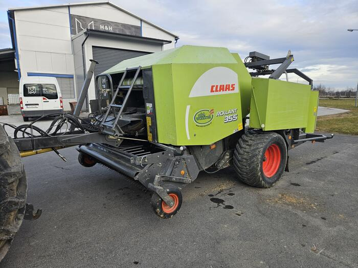 Claas Rollant 355 RC Uniwrap - Χορτοδετική μηχανή στρόγγυλης μπάλας, Μηχάνημα περιτύλιξης: φωτογραφία 1 Claas Rollant 355 RC Uniwrap - Χορτοδετική μηχανή στρόγγυλης μπάλας, Μηχάνημα περιτύλιξης: φωτογραφία 1