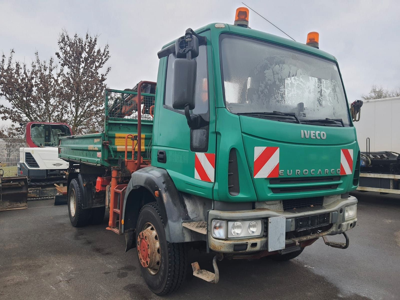 Iveco ML140E18 Dreiseitenkipper 4x4 mit Kran+Greifere - Φορτηγό ανατρεπόμενο: φωτογραφία 2 Iveco ML140E18 Dreiseitenkipper 4x4 mit Kran+Greifere - Φορτηγό ανατρεπόμενο: φωτογραφία 2