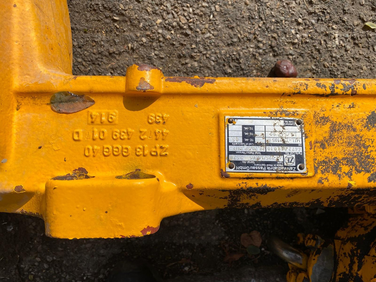 Αξονας και ανταλλακτικά για Κατασκευή μηχανήματα Zettelmeyer ZL 601 B ZF AV 225: φωτογραφία 6