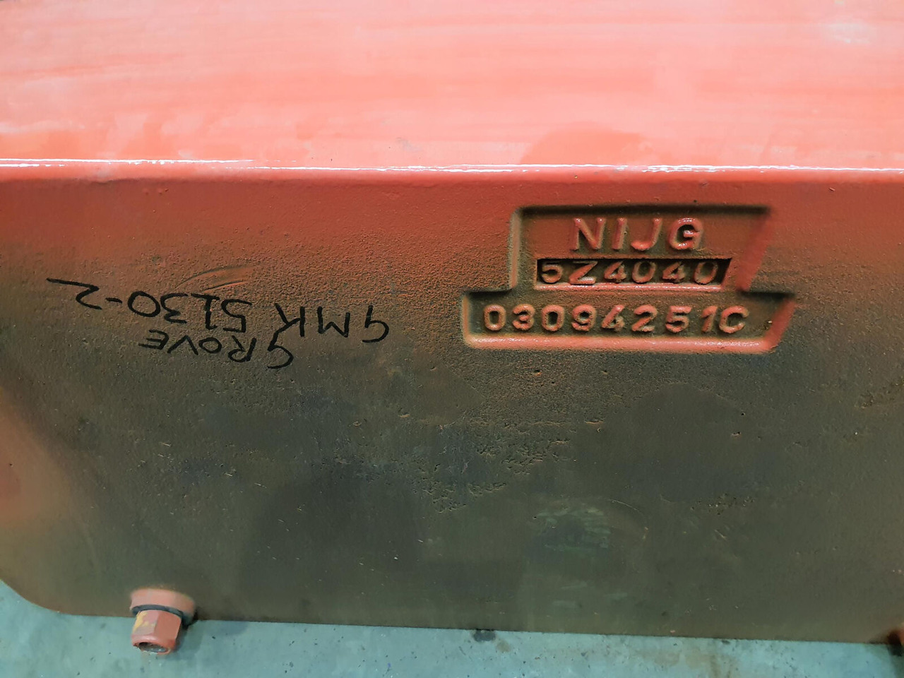 Grove GMK 5130-2 compensating weight 1 ton - Αντίβαρο για Τηλεσκοπικός γερανός: φωτογραφία 5 Grove GMK 5130-2 compensating weight 1 ton - Αντίβαρο για Τηλεσκοπικός γερανός: φωτογραφία 5