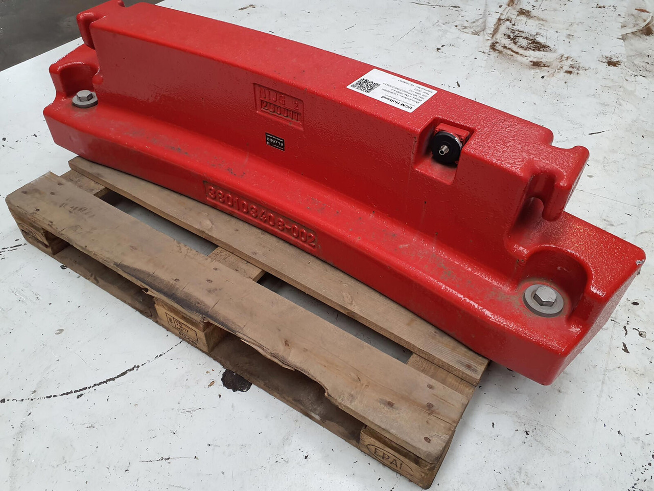 Liebherr LTM 1090-4.2 counterweight 0.71T - Αντίβαρο για Τηλεσκοπικός γερανός: φωτογραφία 4 Liebherr LTM 1090-4.2 counterweight 0.71T - Αντίβαρο για Τηλεσκοπικός γερανός: φωτογραφία 4