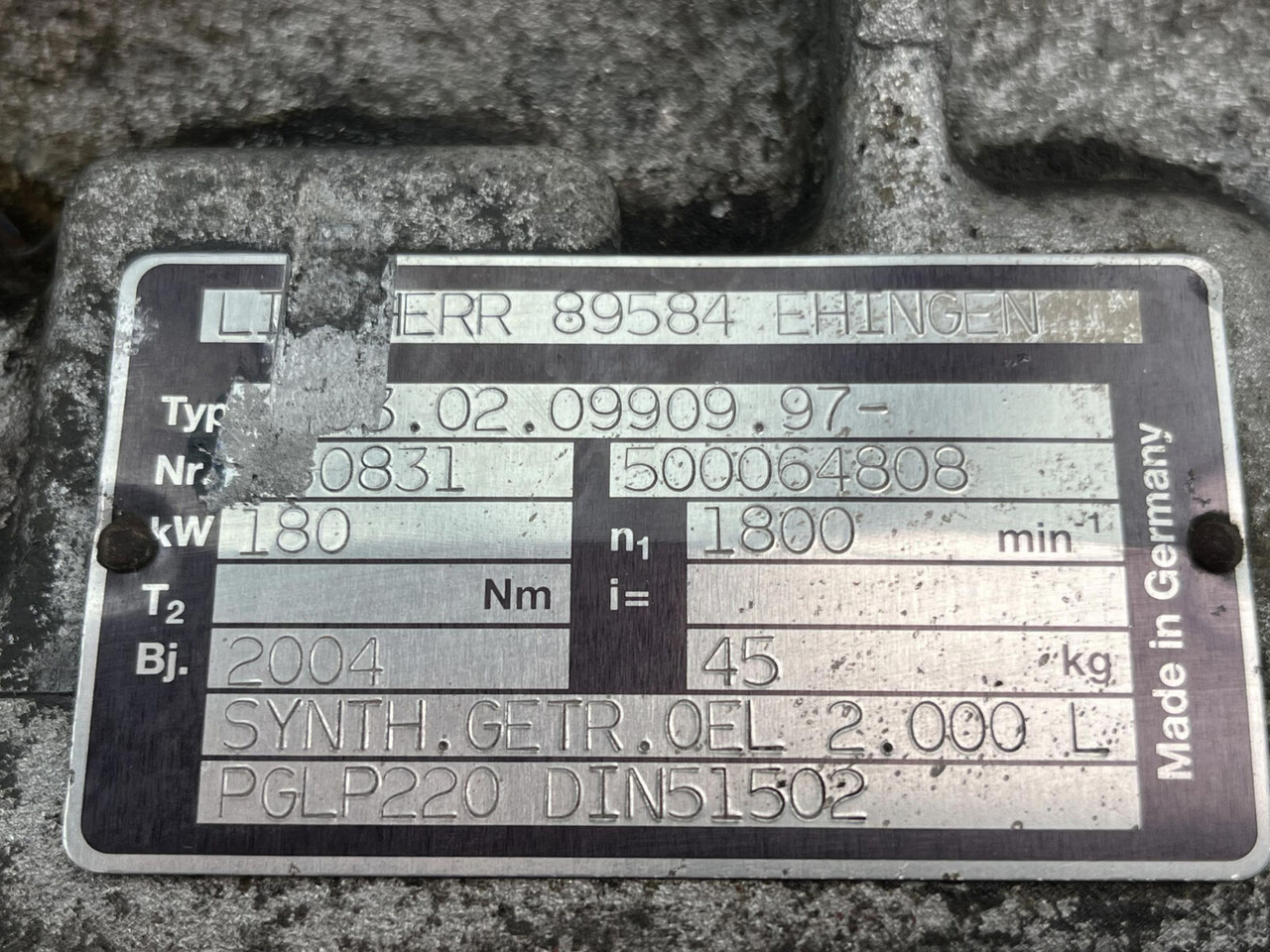 Κιβώτιο ταχυτήτων για Τηλεσκοπικός γερανός Liebherr LTM 1200/1 Distributor gearbox with coupling: φωτογραφία 8 Κιβώτιο ταχυτήτων για Τηλεσκοπικός γερανός Liebherr LTM 1200/1 Distributor gearbox with coupling: φωτογραφία 8