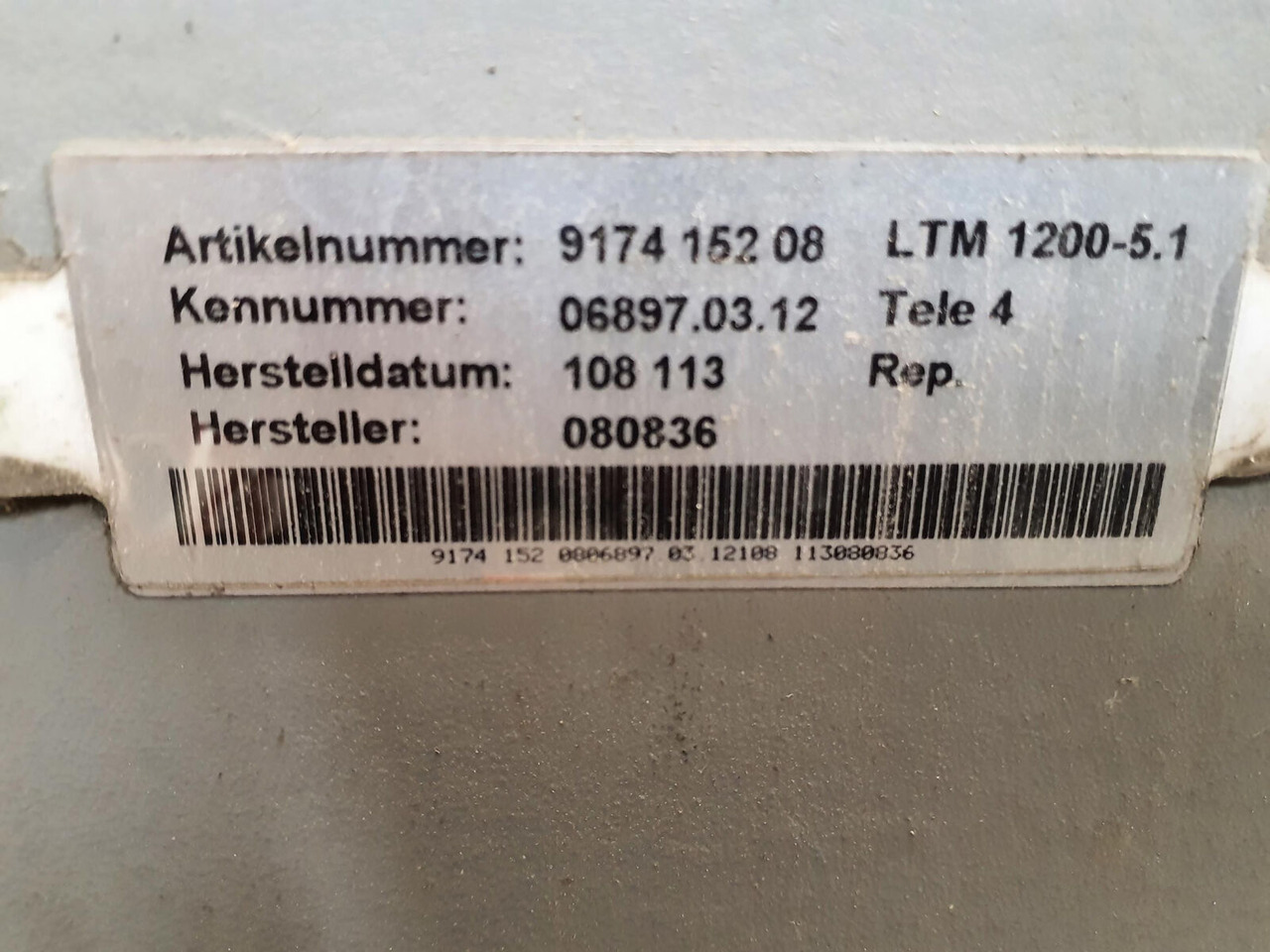 Liebherr LTM 1200-5.1 Telescopic section 4 - Μπούμα για Γερανός παντός εδάφους: φωτογραφία 5 Liebherr LTM 1200-5.1 Telescopic section 4 - Μπούμα για Γερανός παντός εδάφους: φωτογραφία 5