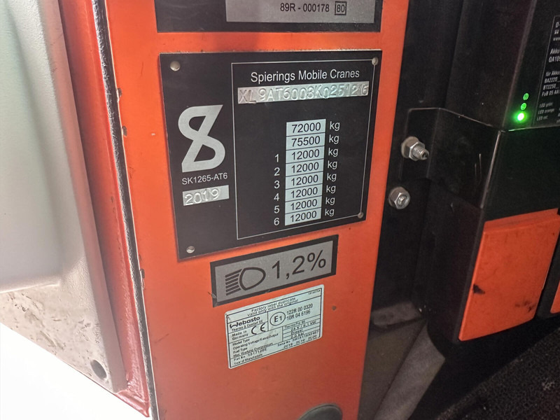 Spierings Spierings SK 1265-AT6 - Γερανός παντός εδάφους: φωτογραφία 4 Spierings Spierings SK 1265-AT6 - Γερανός παντός εδάφους: φωτογραφία 4