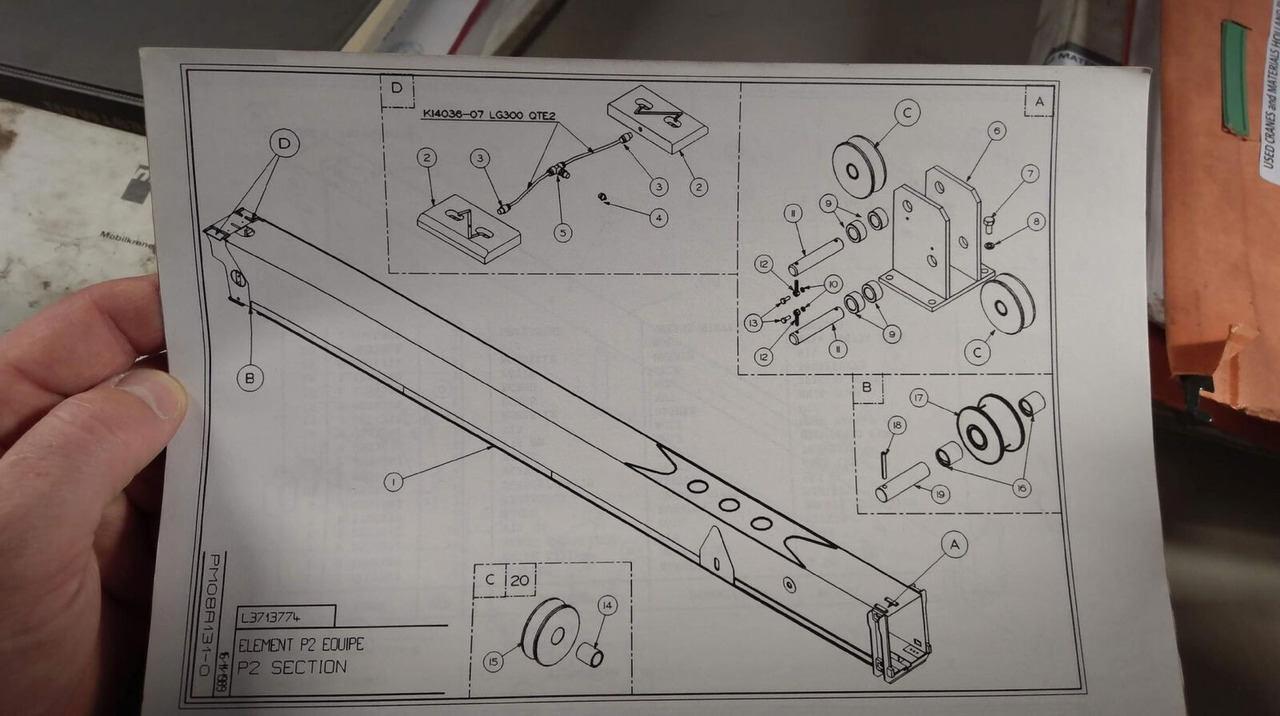 Terex PPM 480 ATT telescopic section 1 - Μπούμα για Τηλεσκοπικός γερανός: φωτογραφία 5 Terex PPM 480 ATT telescopic section 1 - Μπούμα για Τηλεσκοπικός γερανός: φωτογραφία 5