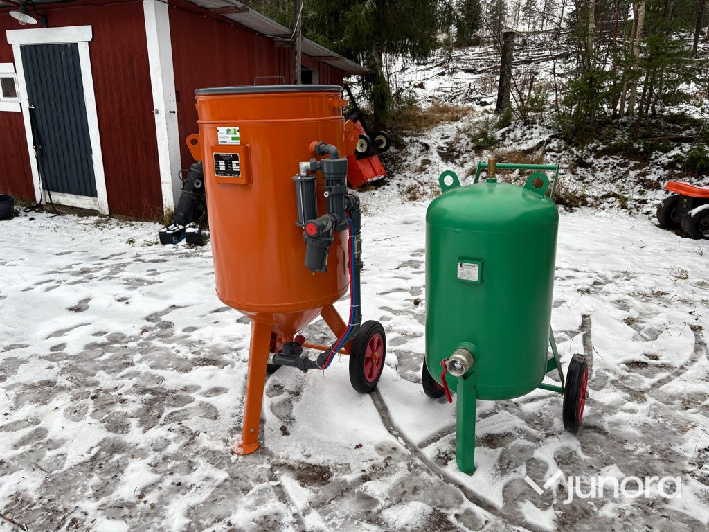 Blästerklocka - med tryckluftsbehållare - Αεροσυμπιεστής: φωτογραφία 1 Blästerklocka - med tryckluftsbehållare - Αεροσυμπιεστής: φωτογραφία 1