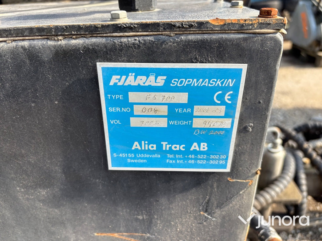 Bogserad Sopmaskin Fjärås FS 700 - Σάρωθρο δρόμων: φωτογραφία 5 Bogserad Sopmaskin Fjärås FS 700 - Σάρωθρο δρόμων: φωτογραφία 5