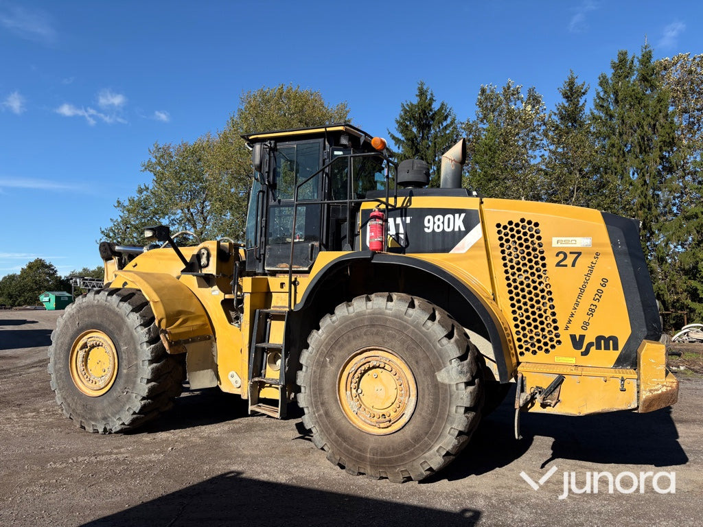 Hjullastare - CAT 980K - Ελαστιχοφόρος φορτωτής: φωτογραφία 3 Hjullastare - CAT 980K - Ελαστιχοφόρος φορτωτής: φωτογραφία 3