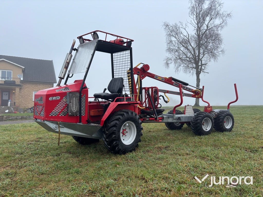 Miniskotare - Kranman, Bison 6000 6WD - Λαστιχοφόρα προωθητικo - forwarder: φωτογραφία 1 Miniskotare - Kranman, Bison 6000 6WD - Λαστιχοφόρα προωθητικo - forwarder: φωτογραφία 1