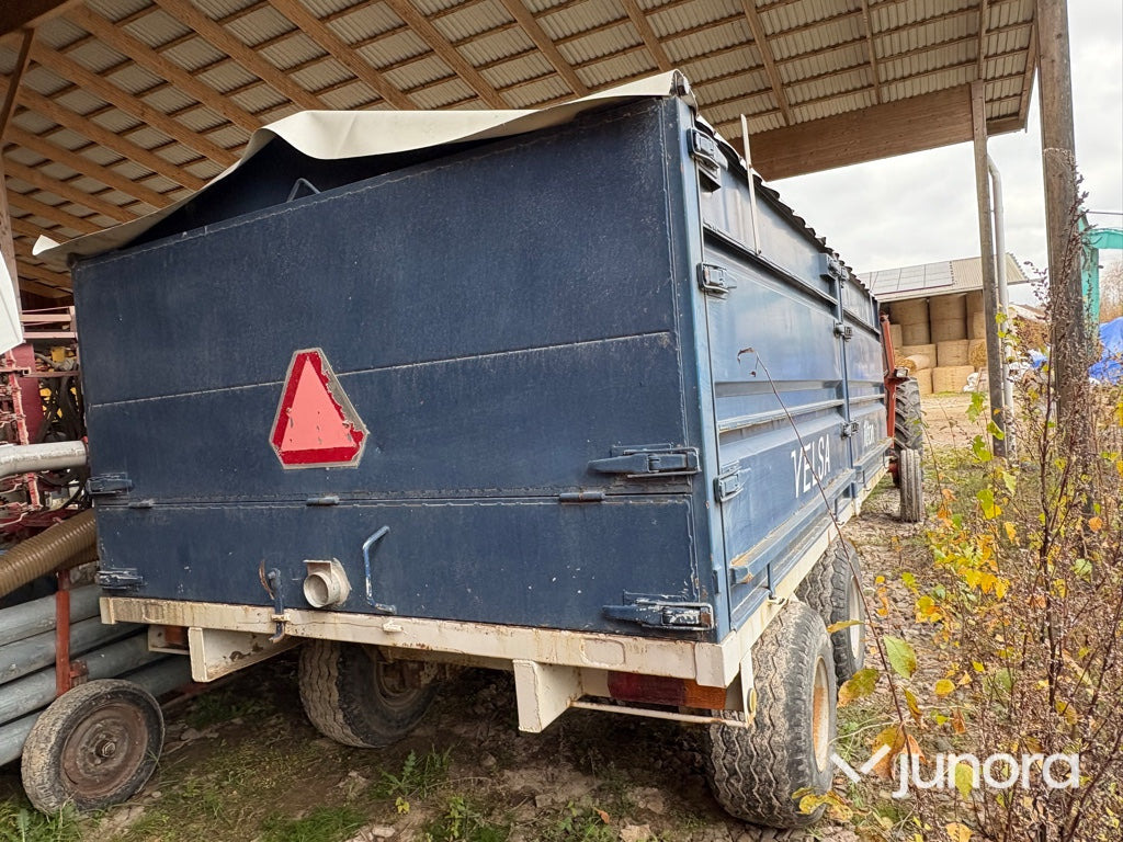 Spannmålsvagn - Velsa, 10 ton - Ανατρεπόμενη ρυμούλκα για τρακτέρ: φωτογραφία 4 Spannmålsvagn - Velsa, 10 ton - Ανατρεπόμενη ρυμούλκα για τρακτέρ: φωτογραφία 4