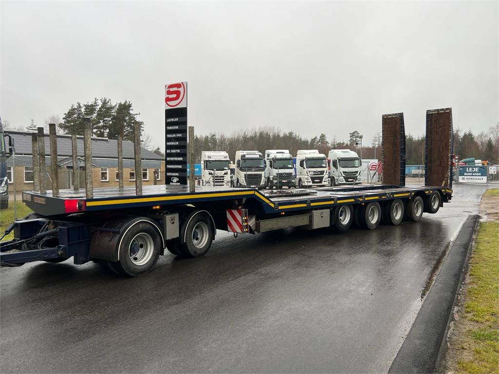 HRD 7 akslet - 84 ton blokvogn med ramper - Ρυμούλκα με χαμηλό δάπεδο: φωτογραφία 1 HRD 7 akslet - 84 ton blokvogn med ramper - Ρυμούλκα με χαμηλό δάπεδο: φωτογραφία 1